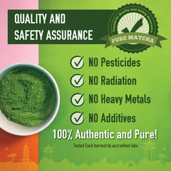 Premium Ceremonial Japanese Matcha Green Tea Powder - USDA & JAS Organic - From Japan 30g Tin [1.06oz]